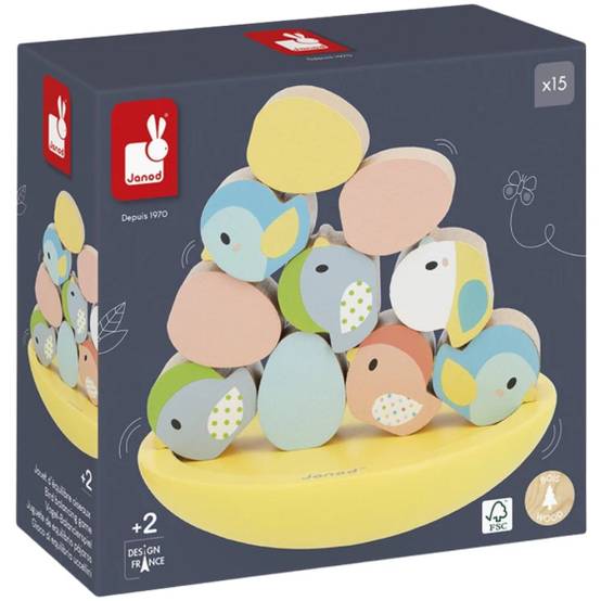Janod - Jeu d'équilibre Oiseaux - Image 1