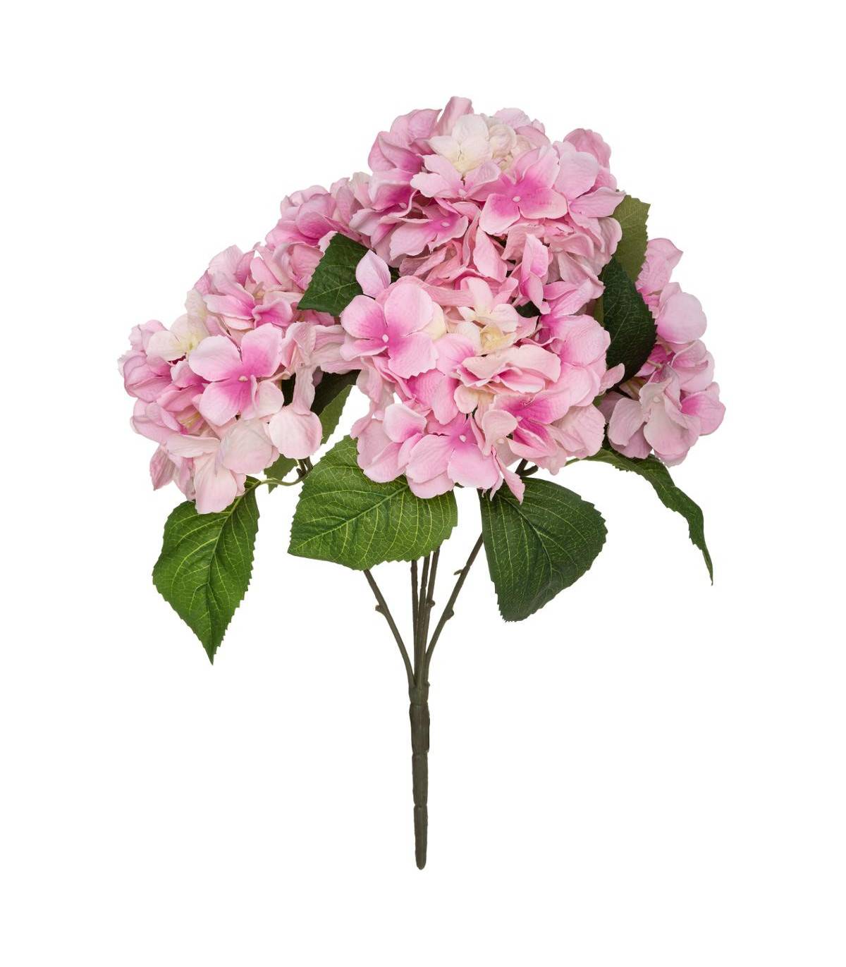 Bouquet d'Hortensias artificiels D. 25 x H. 42 cm - Image 1