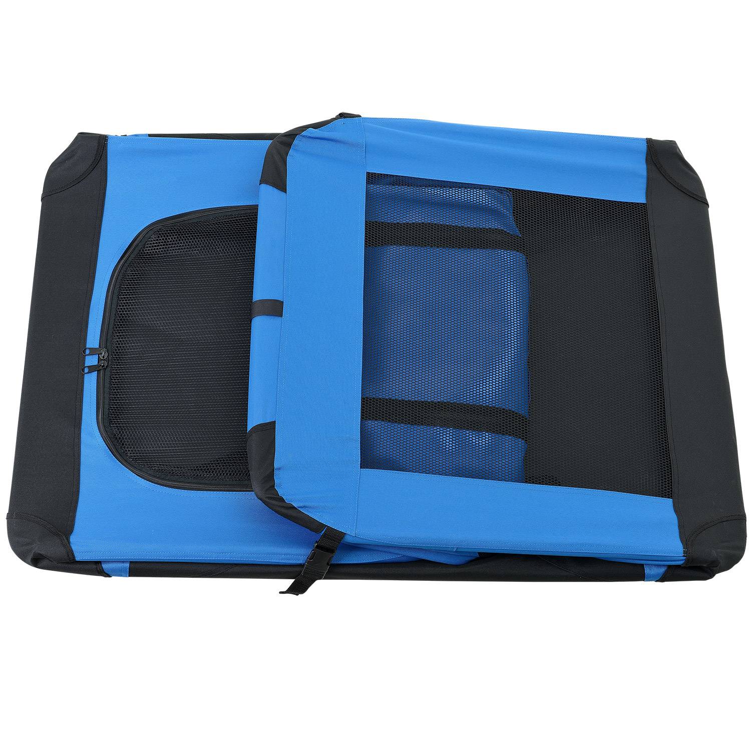 Pro.Tec - Box de Transport pour Chien Pliant Bleu Taille M pro.tec - Image 6