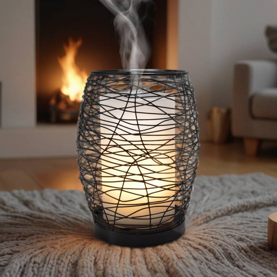 Zen'Arôme Diffuseur Huile Essentielle avec Télécommande Volupsia - Éclairage Led Personnalisable - Verre + Coque en Métal - Image 5