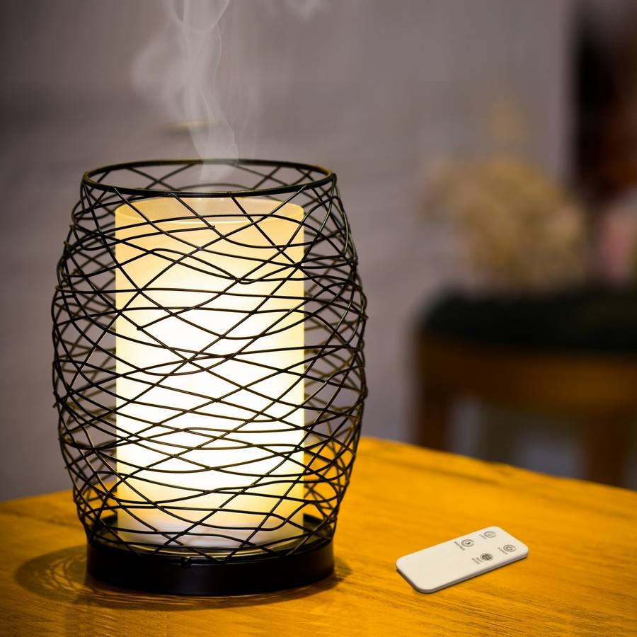 Zen'Arôme Diffuseur Huile Essentielle avec Télécommande Volupsia - Éclairage Led Personnalisable - Verre + Coque en Métal - Image 10