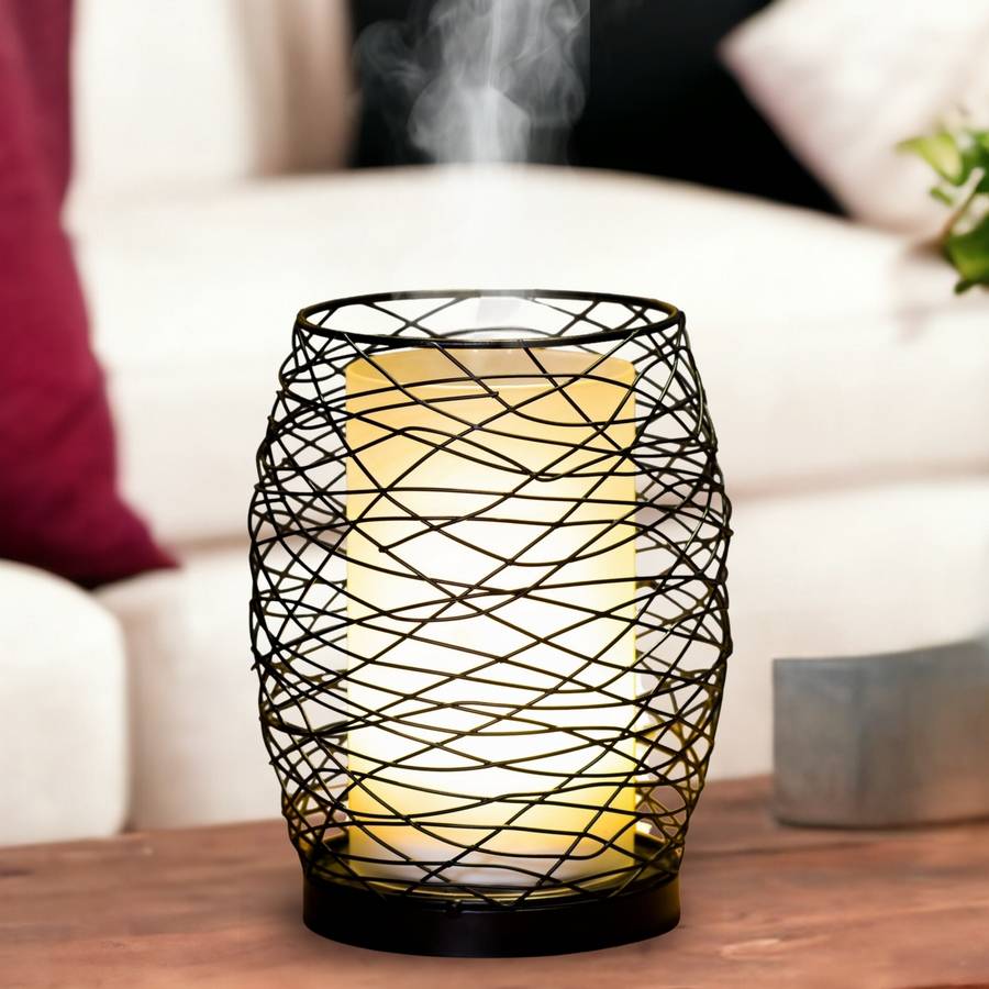 Zen'Arôme Diffuseur Huile Essentielle avec Télécommande Volupsia - Éclairage Led Personnalisable - Verre + Coque en Métal - Image 6