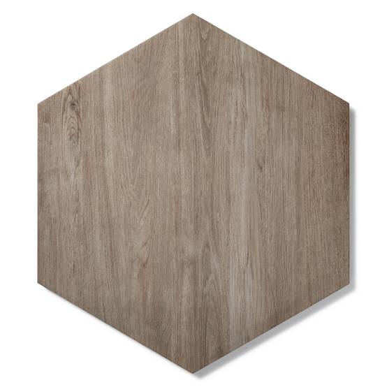 Pas japonais Hexagone Grès cérame effet Bois Marron 60x52/60x2 cm (à l'unité) - RO'MA NATURE - Image 2