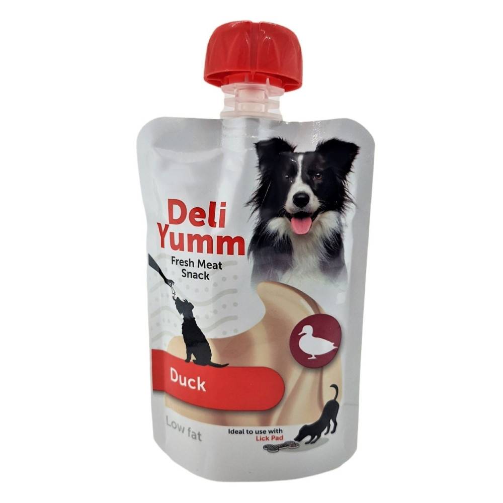 Flamingo - Friandises gourde de 90 g, gout canard pour chien - Image 4