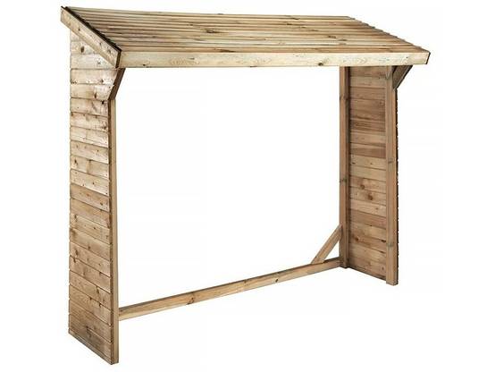 Habitat Et Jardin - Abri Bûches - 1.05 M² - 2.10 X 0.50 X 1.8 M- 2 Stères -habitat Et Jardin - Image 1