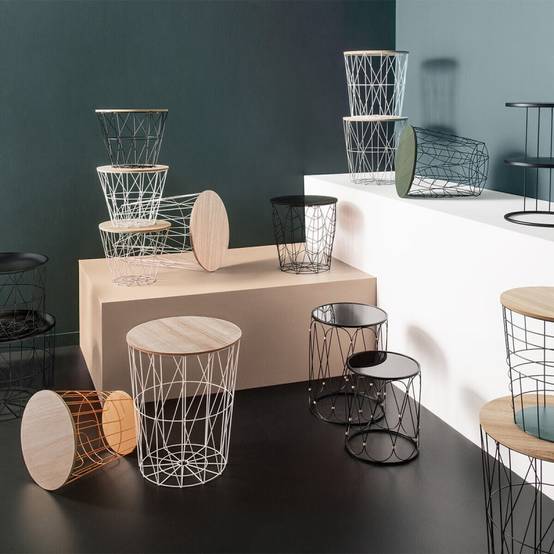 Table d'appoint D40 Kumi blanc Atmosphera - Image 2
