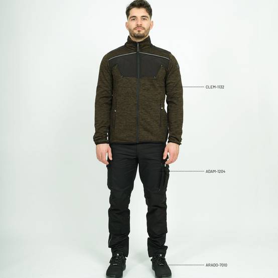 taille xl - clem - gilet de travail - 1132 kaki - Image 2