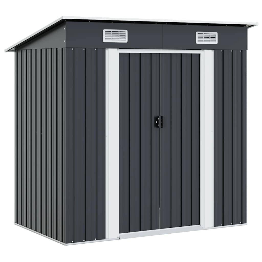 Vidaxl - Abri de jardin Anthracite Acier vidaXL 47026 - Image 1
