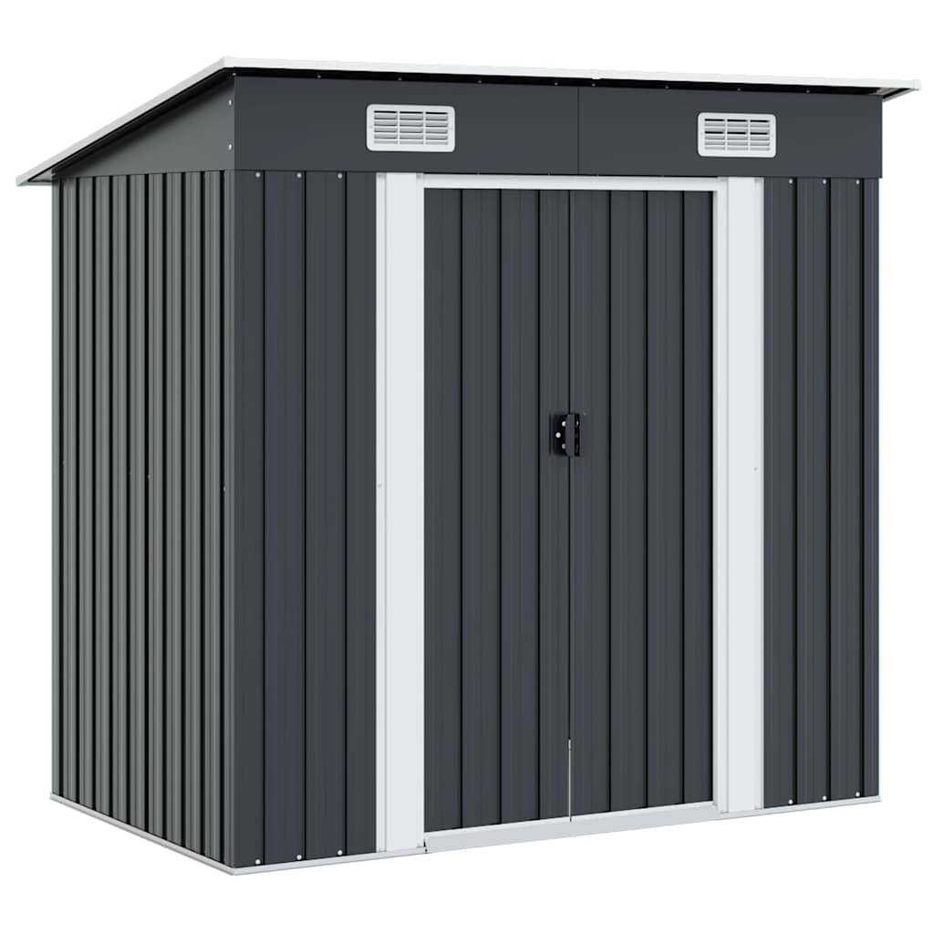 Vidaxl - Abri de jardin Anthracite Acier 1.5m² vidaXL 47026 - Image 1