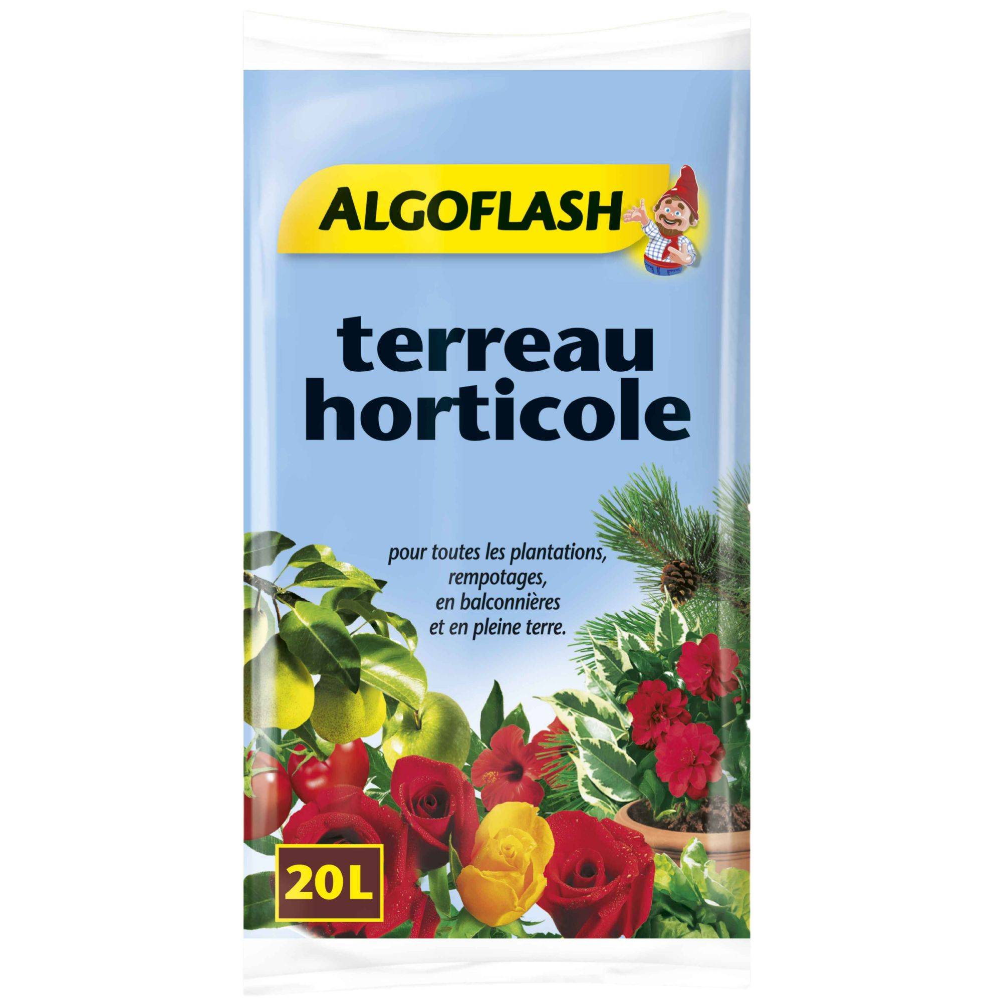 Algoflash - Terreau horticole Algoflash - 20 litres