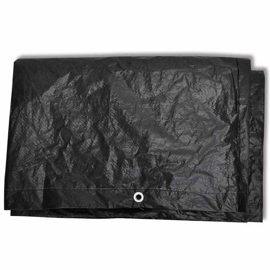 Housse de Protection Jardin Polyéthylène pour Table Bancs ou Mobilier Rotin Noir 200x160x70 cm – ComfortXL Outdoor Living - Image 5
