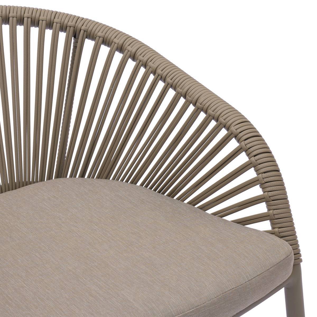 Hesperide - Fauteuil de jardin Oryon empilable café Hespéride - Image 5