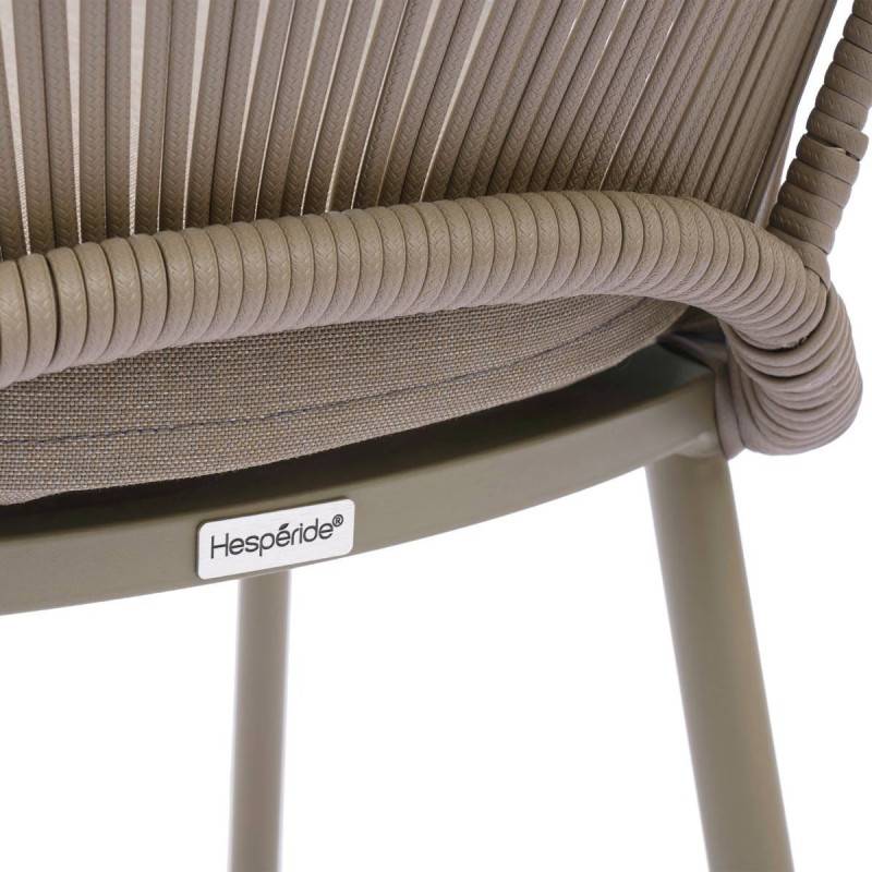 Hesperide - Fauteuil de jardin Oryon empilable café Hespéride - Image 6