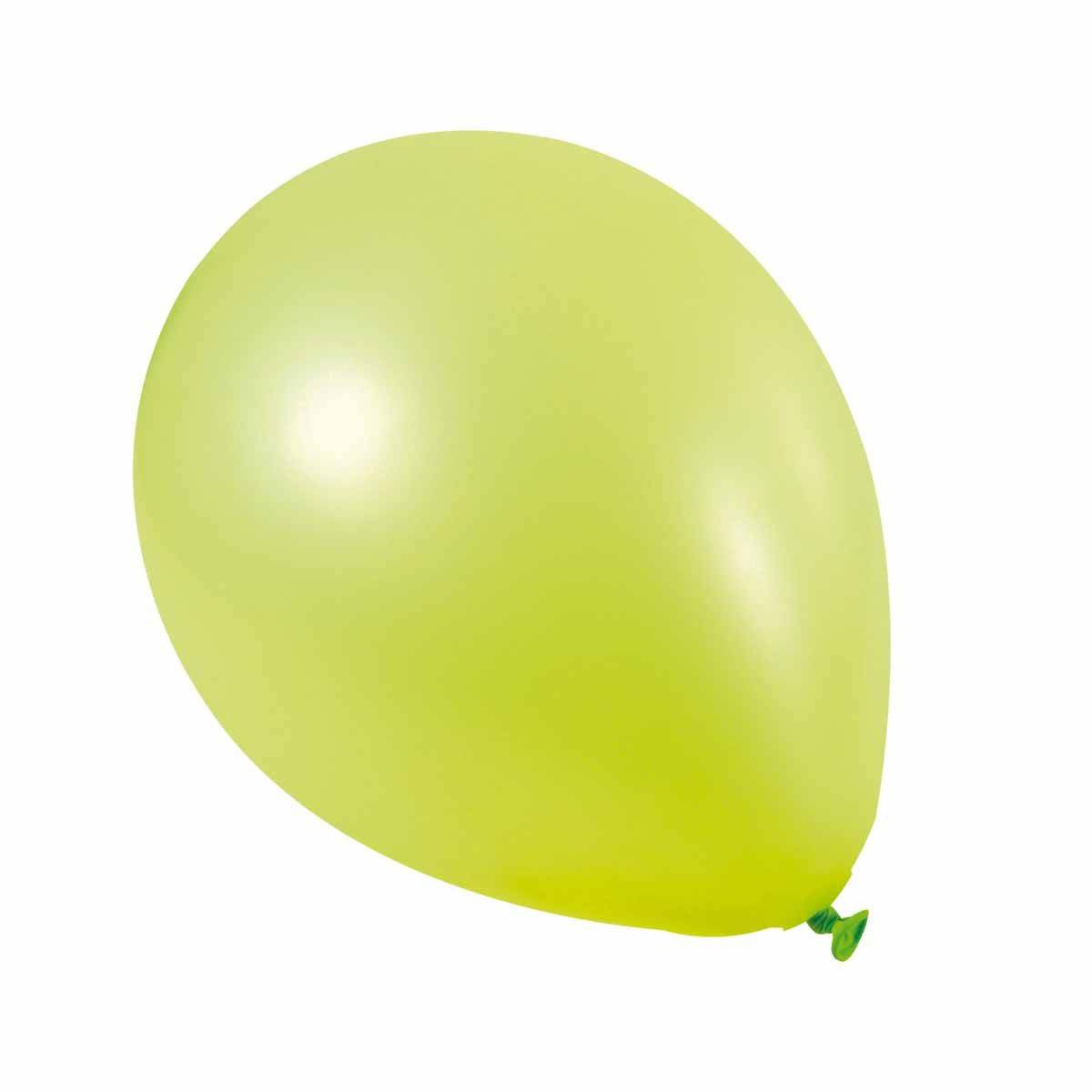 Lot de 10 Ballons en Latex "Gonflables" 30cm Vert Anis - Image 1