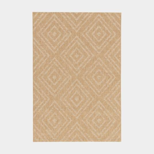 Decoweb - Tapis d'intérieur ou d'extérieur aspect naturel - Inca - Beige - 120 x 170 cm - Decoweb - Image 1
