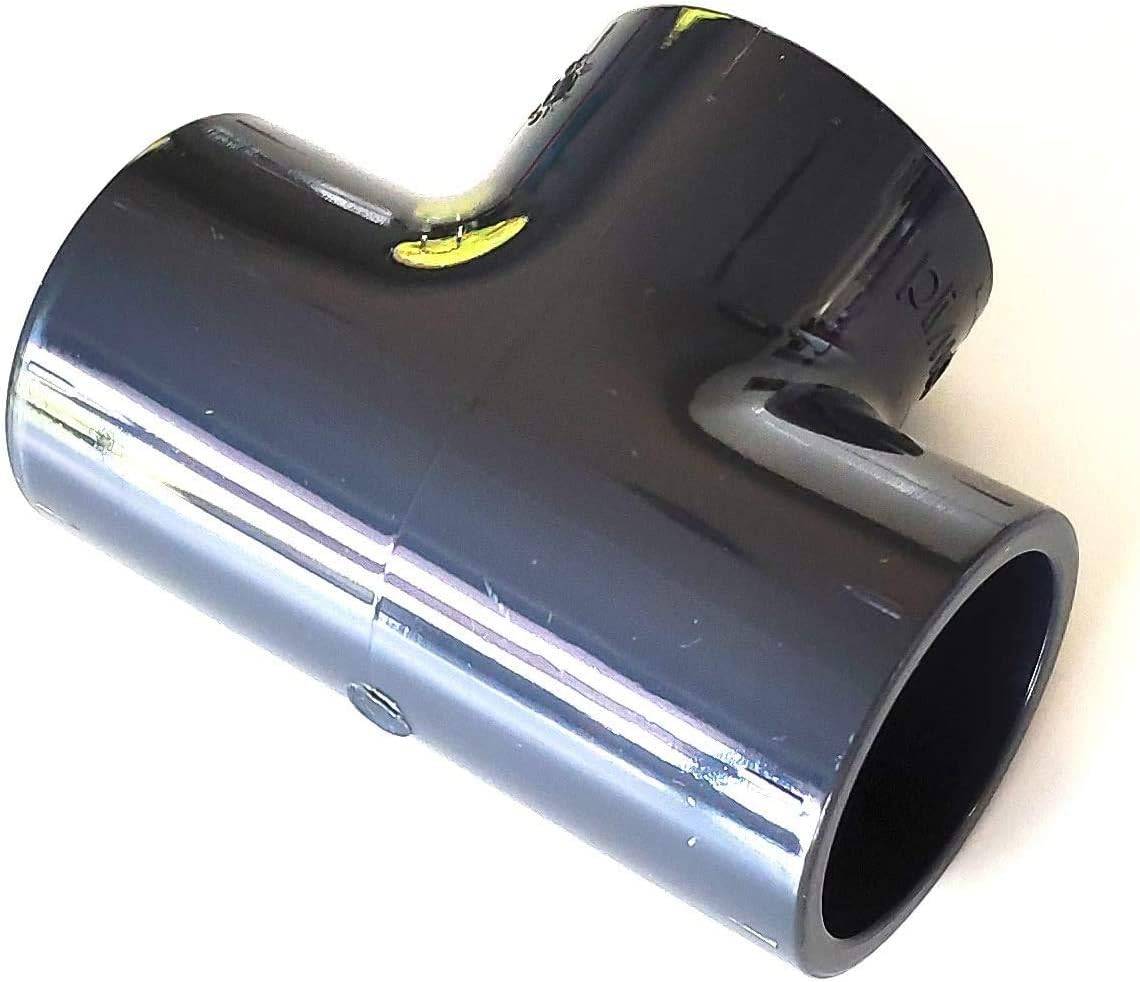 Fitt - Lot de 5 Té 90° PVC Pression – U / 63mm intérieur F/F/F PN16 / Manchon 63 mm pour Piscine, evécuation et arrosage/Tés égaux - Image 2