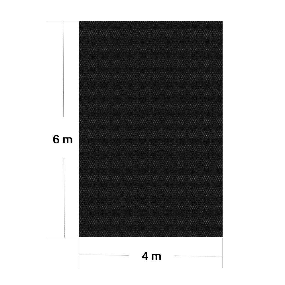 Piscine film solaire 4x6m couverture de piscine noir chauffage solaire piscine a - Image 1