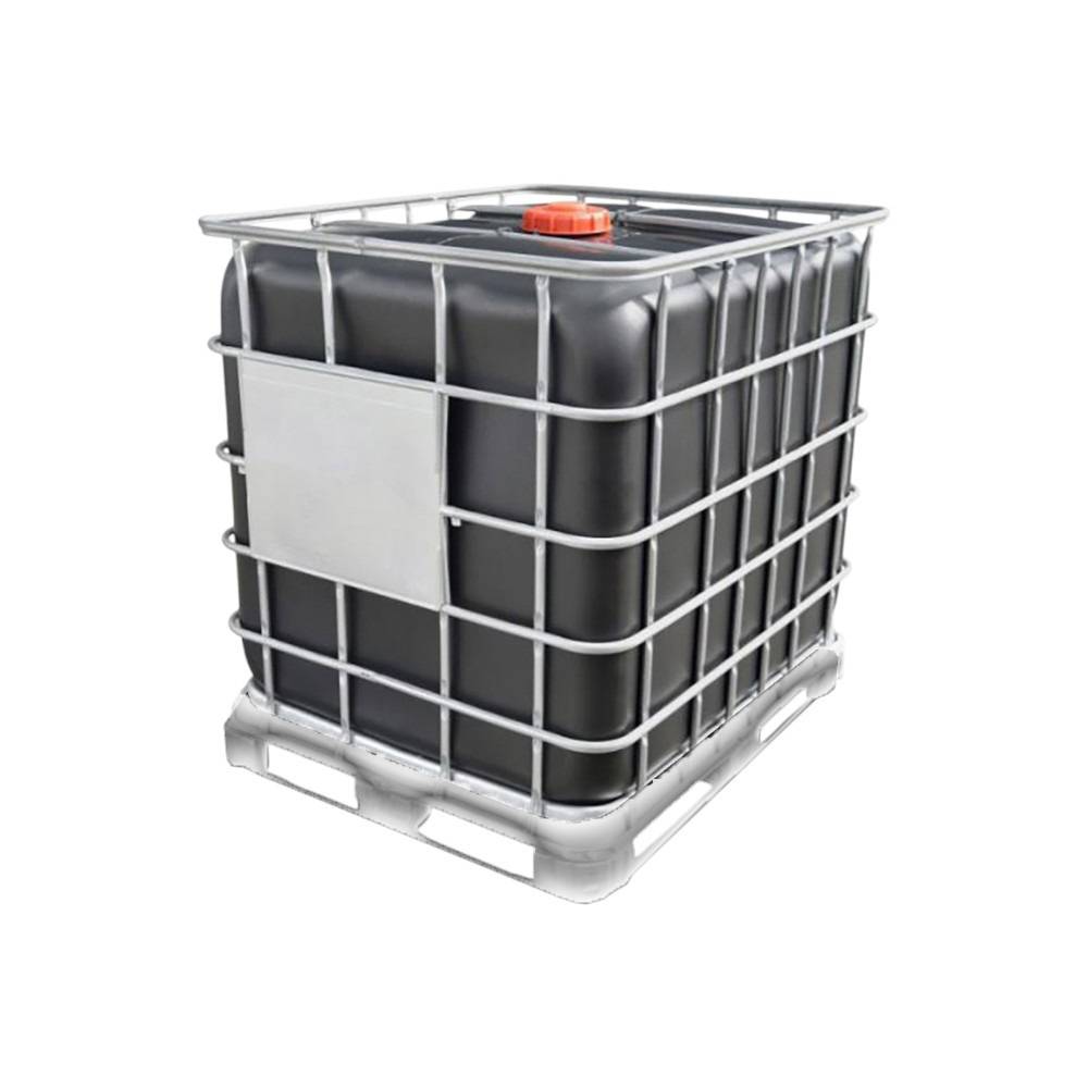 Cuve de stockage 1000l ibc poche rénovée grillage opaque noire - Image 1