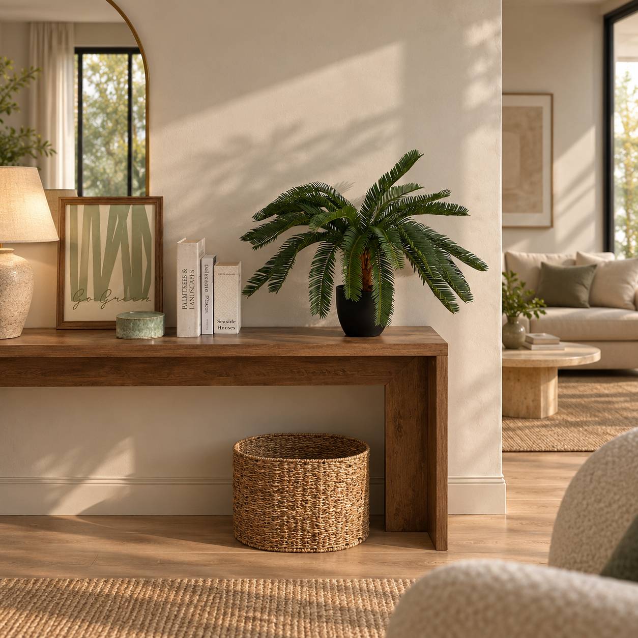 Ligne Deco - Palmier artificiel cycas 70cm - Image 3