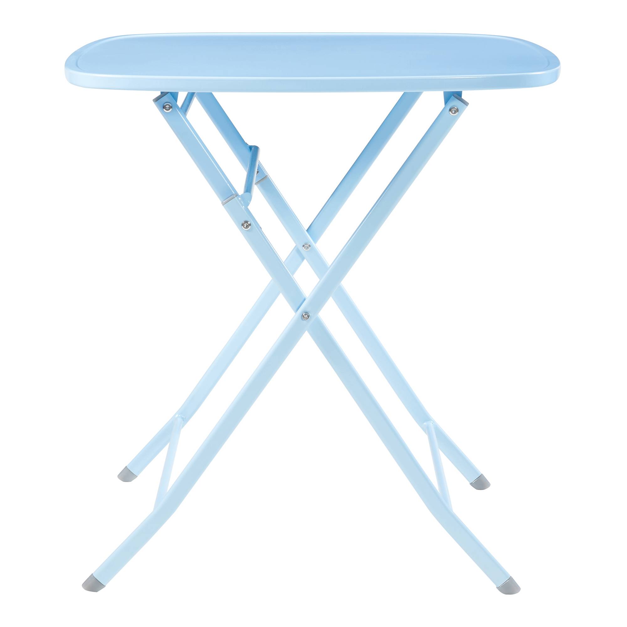 Table de jardin pliante Sande 71 x 70 x 70 cm bleu ciel [en.casa] - Image 5