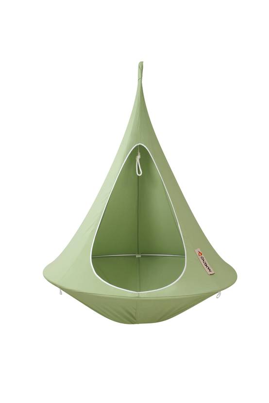 Couleurs du monde - Cacoon Single - Tente de hamac suspendu vert avec moustiquaire - Toile uniquement - Image 5