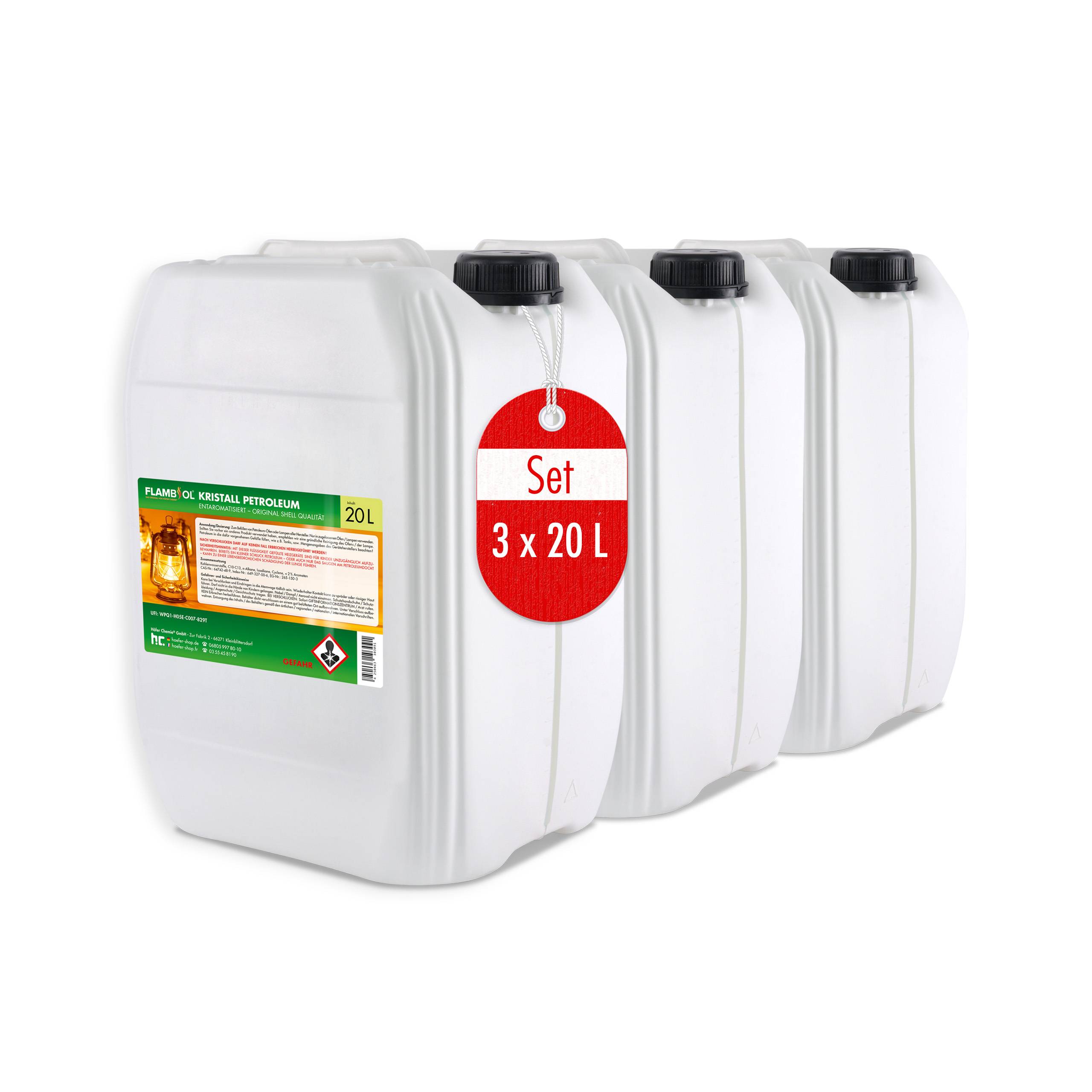 Pétrole de chauffage FLAMBIOL® en bidon de 20 L x 2 - Image 6