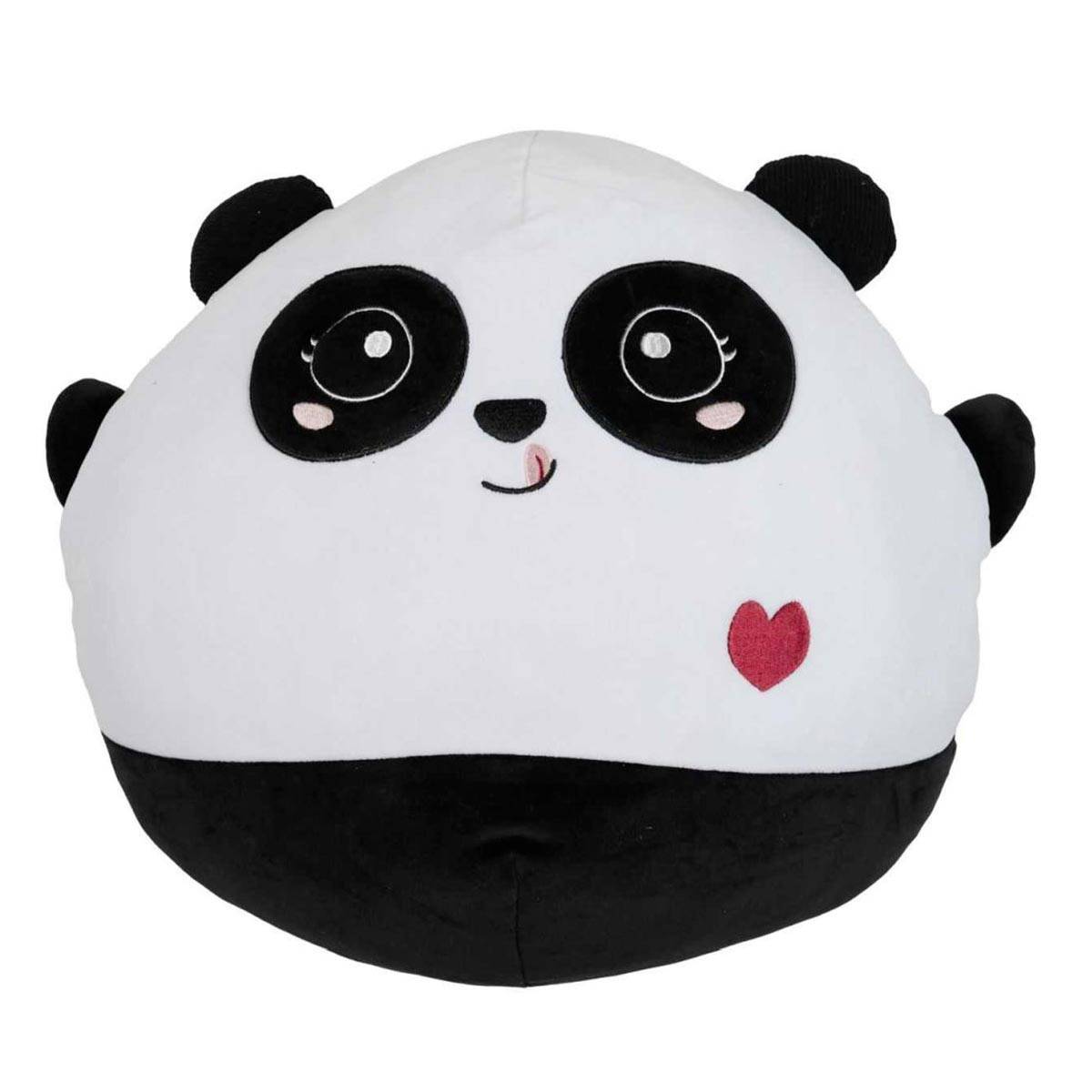 The Concept Factory - Peluche Enfant Panda "Kawaii" 42cm Noir & Blanc - Image 1