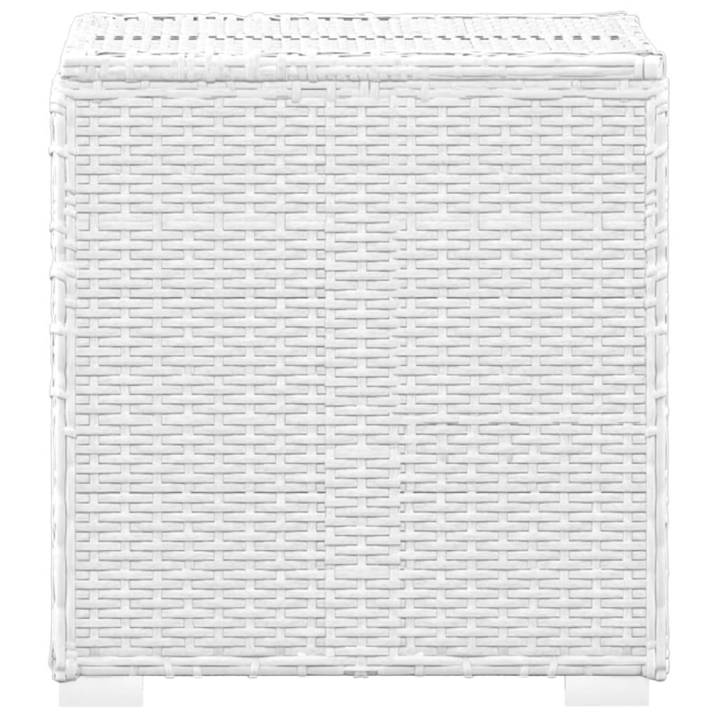 ComfortXL - Transat Blanc Résine Tressée Table et Coussin – ComfortXL Outdoor Living - Image 10