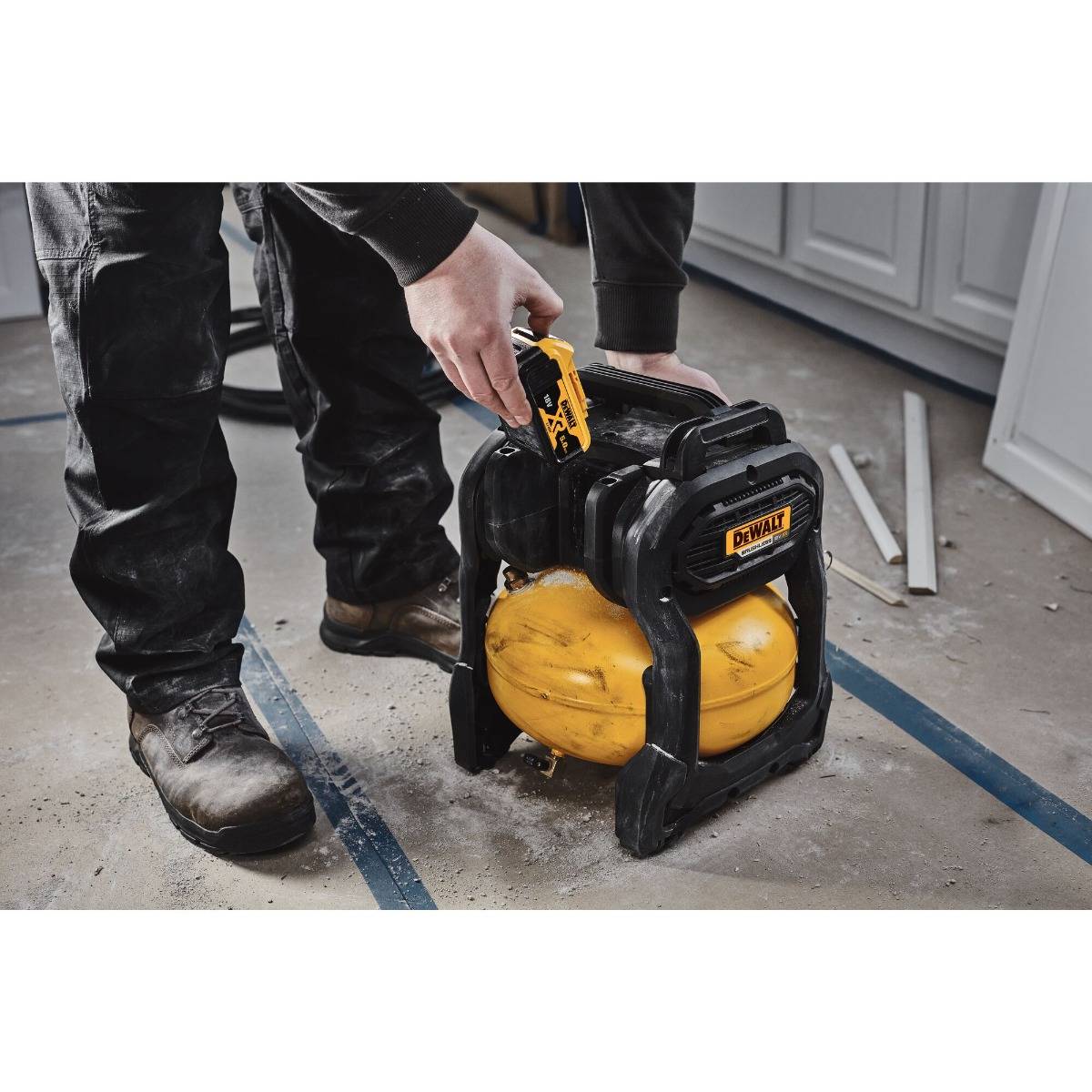 Dewalt - Compresseur DEWALT 10L XR 18V ADVANTAGE - sans batterie ni chargeur - DCC1018N-XJ - Image 6