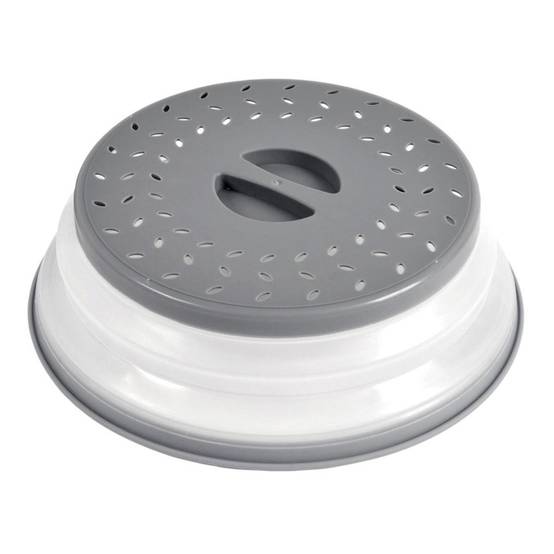 Couvercle Micro-Ondes Rétractable "Merle" 27cm Anthracite - Image 1