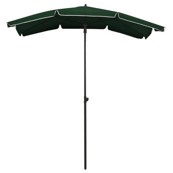 Parasol de jardin | Parasol d'extérieur avec mât 200x130 cm vert Maison Chic - Image 1