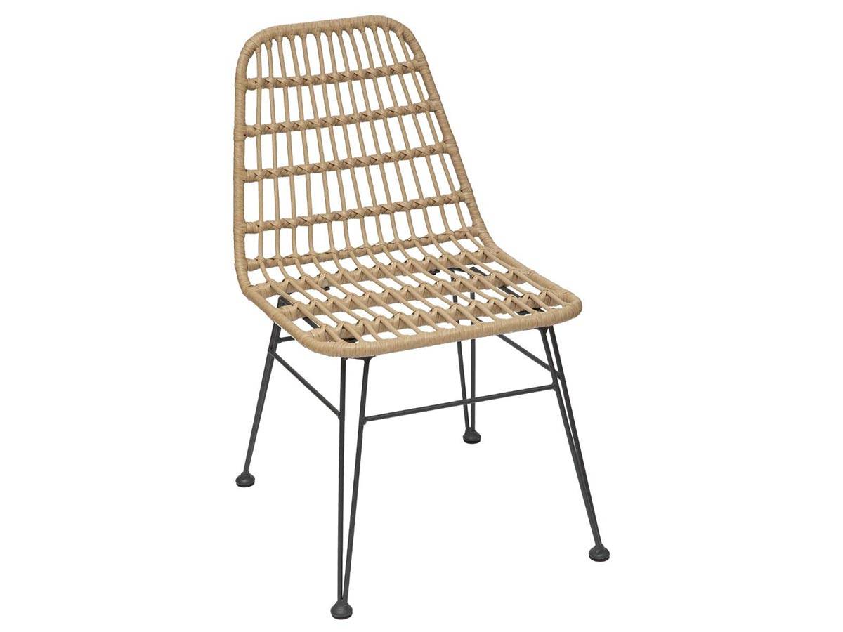 Hesperide - Lot de 2 chaises de jardin en résine tressée Lambada Sesame - Hespéride - Image 3