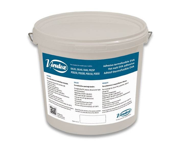Colle thermofusible VIRUTEX pour plaqueuses PEB200/ EB135 - Seau 4 kg - 2599266 - Image 1