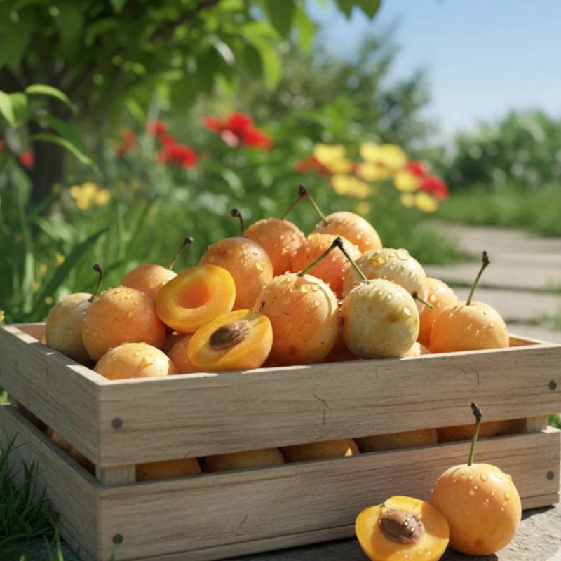Prunier nain Prunélla - Nains de jardins® - Bon rendement - Pot de 4.5L - 30/60 cm - De 1,50 m à 2,00 m - Image 3