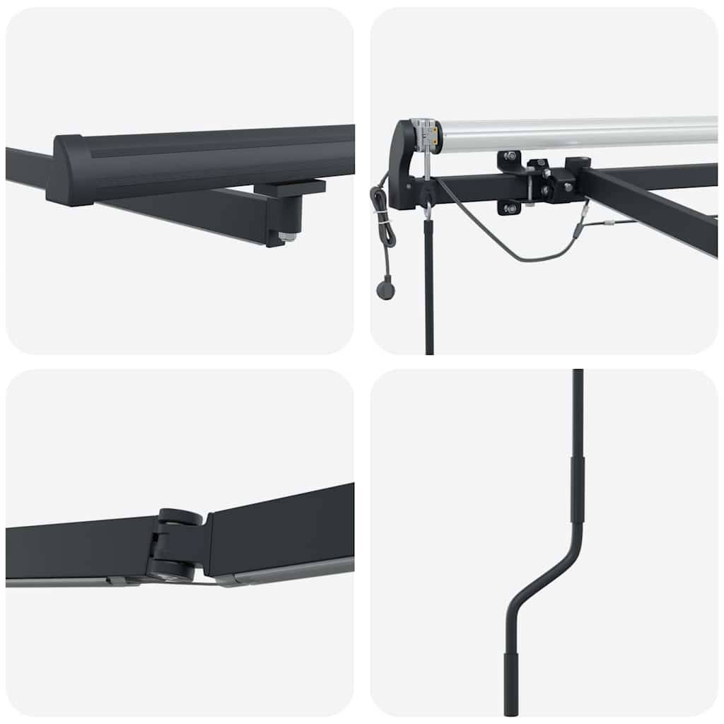 Vidaxl - Auvent avec Anthracite 4,5 × 3 m Métal vidaXL 313262 - Image 10