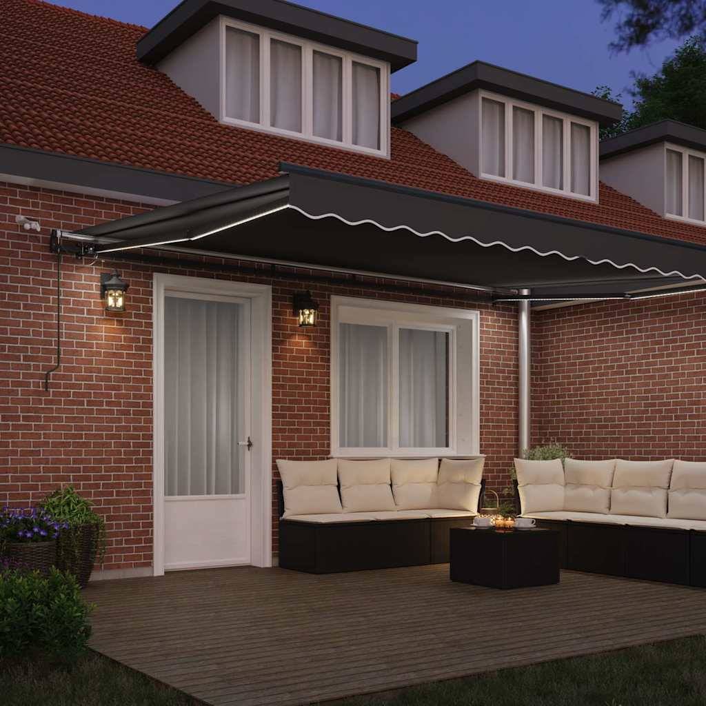 Vidaxl - Auvent avec Anthracite 4,5 × 3 m Métal vidaXL 313262 - Image 4