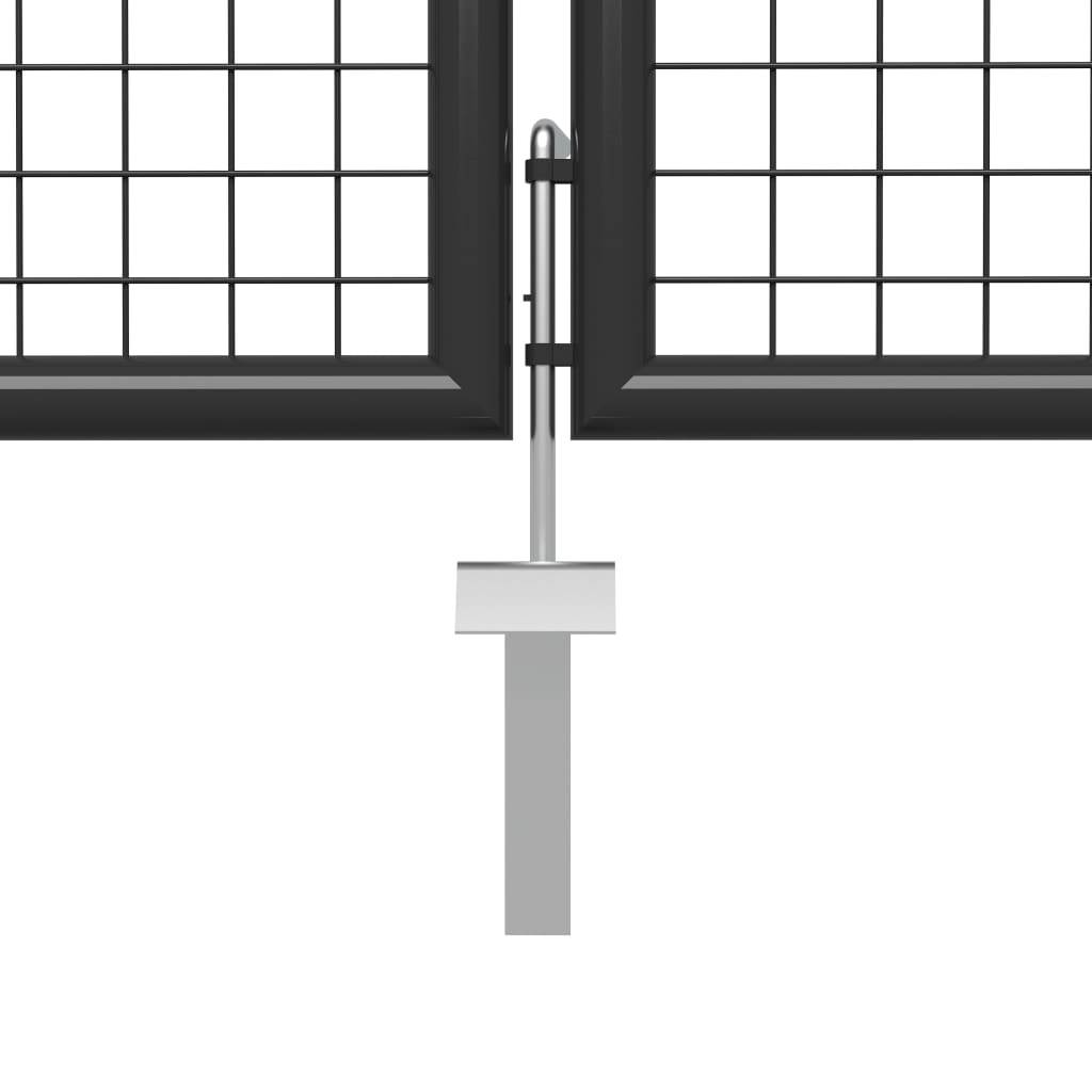 ComfortXL - Portail de Propriété Acier Maille Carrée Durable pour Clôture de Jardin Anthracite 400x150 cm – ComfortXL Outdoor Living - Image 3