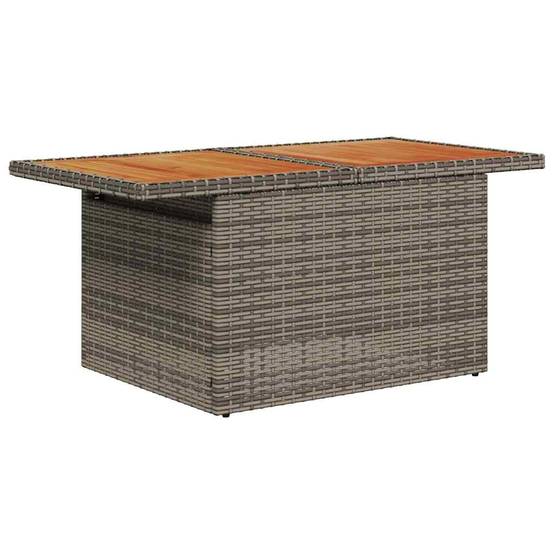 Ensemble Canapé d'Extérieur 8 pcs Résine Tressée avec Stockage pour Patio Gris – ComfortXL Outdoor Living - Image 7