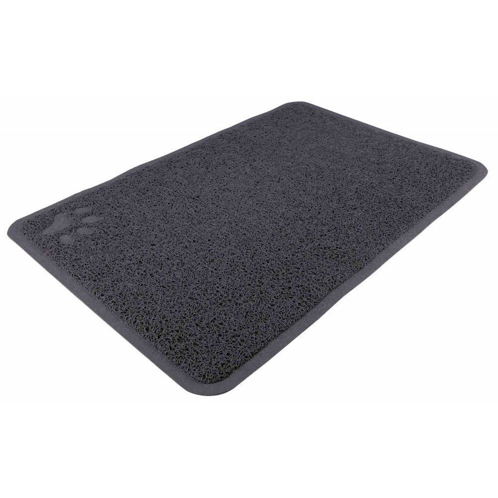 Tapis pour bac à litière gris 40 x 60cm pour chat - Image 1