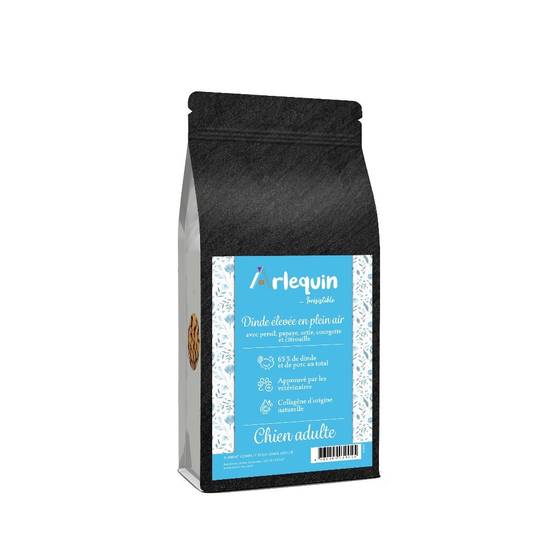 CROQUETTE CHIEN SUPERFOOD - SANS CÉRÉALES - ARLEQUIN IRRÉSISTIBLE - Dinde élevée en plein air 12 kg - Image 1