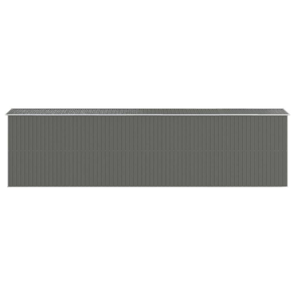 Vidaxl - Abri de jardin Gris clair 192x772x223 cm Métal galvanisé vidaXL 3147445 - Image 6