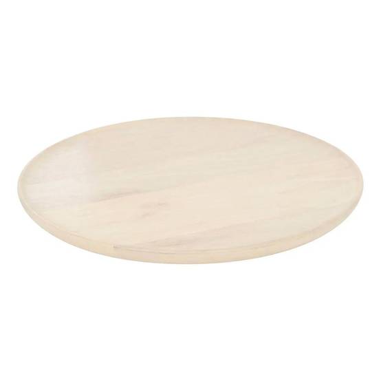 Assiette de Présentation en Bois "Ward" 30cm Beige