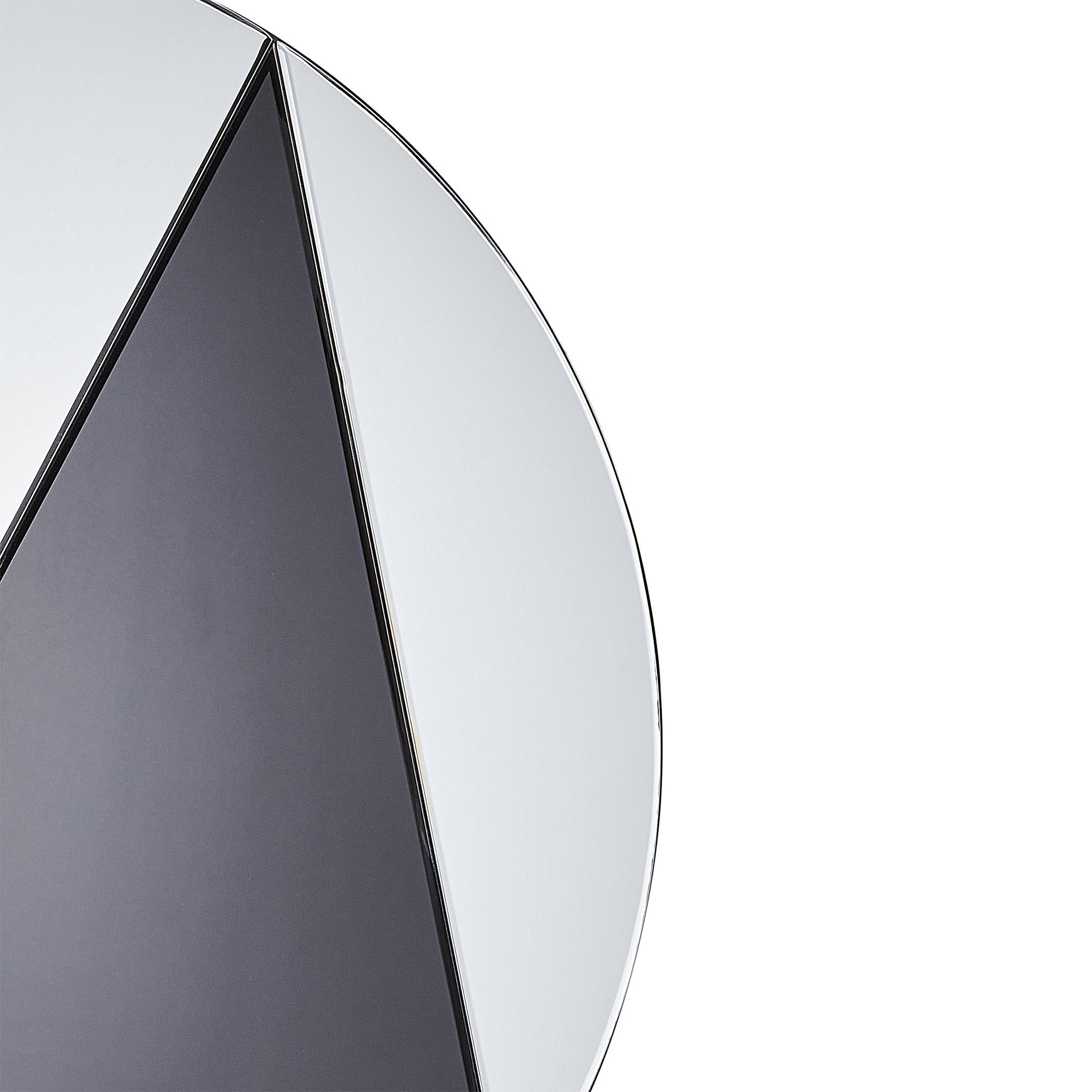 Beliani - Miroir Verre Noir/doré TROUVILLE - Beliani - Image 5