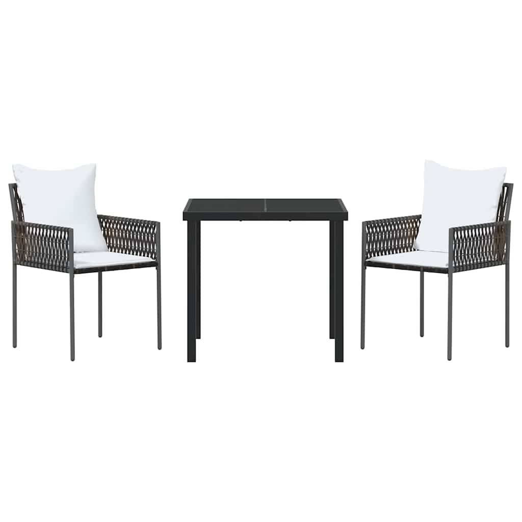 ComfortXL - Petit Salon de Jardin 2 Places en Poly Rotin avec Coussins Confort pour Balcon Marron – ComfortXL Outdoor Living - Image 7