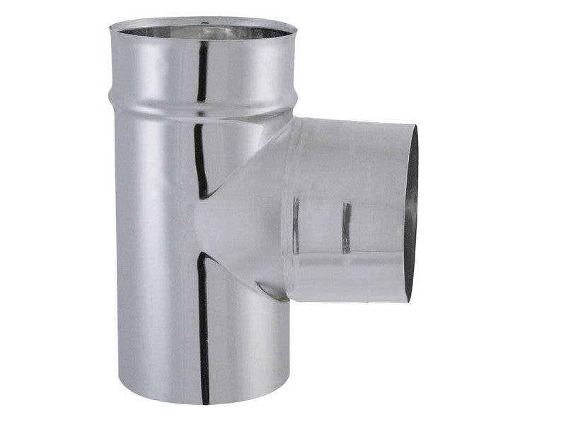 Coude en T de 90° d'angle - modèle TYRAL - Inox 304 - double ...