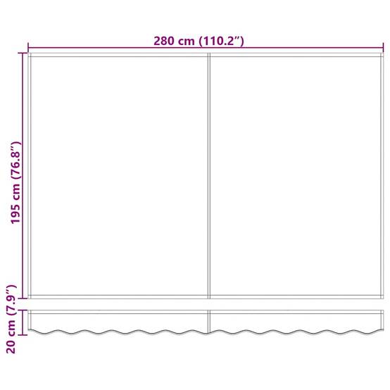 Prolenta Premium - Store banne polyester rouge - Prolenta premium p338.2 - Image 9