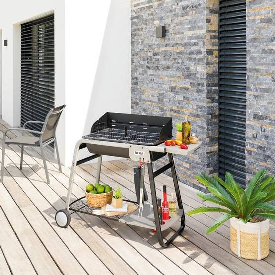 Neka - Barbecue à charbon Azur pro 120 cm Neka - Image 1
