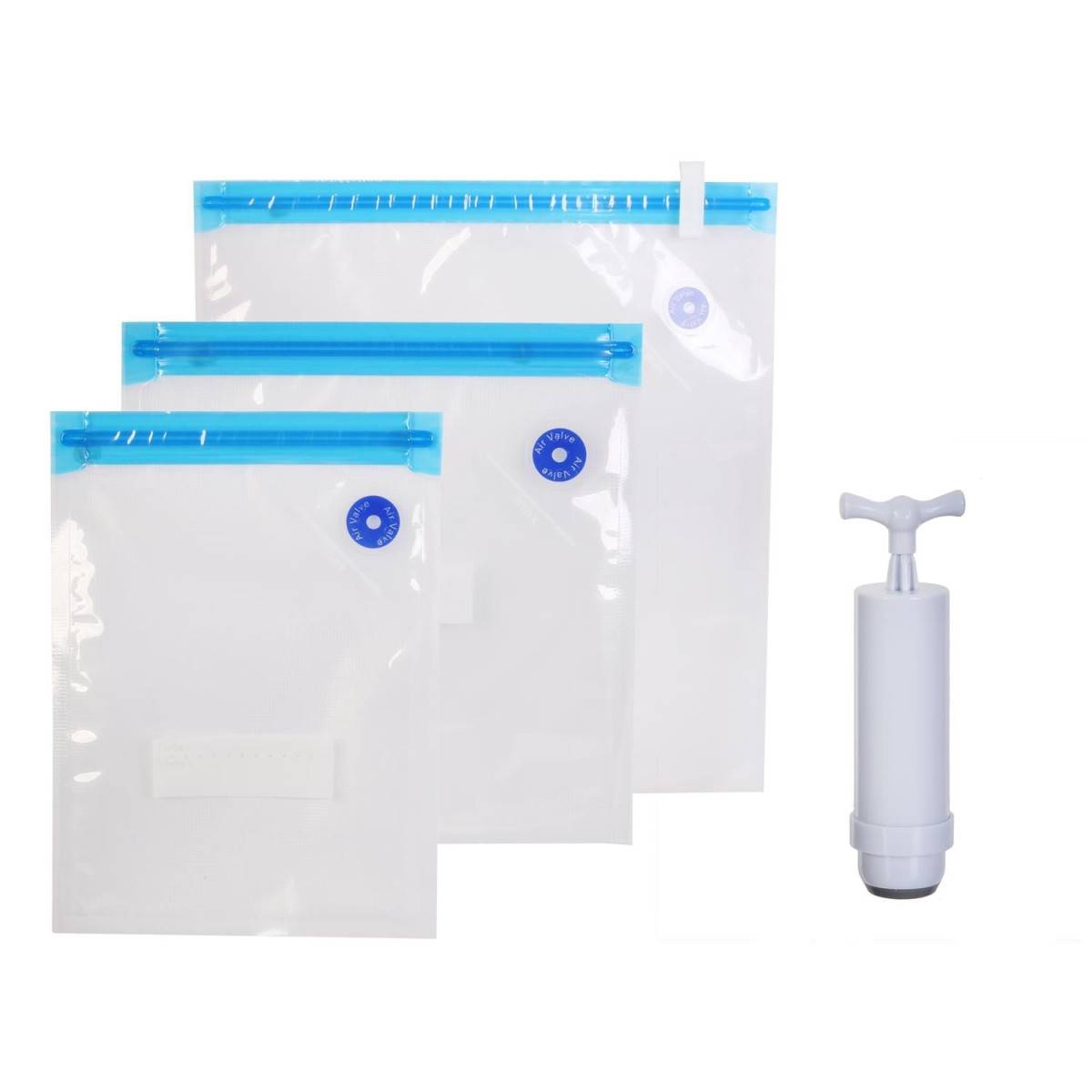 Cook Concept - Lot de 4 Sachets "Réutilisables" 34cm Transparent - Image 1