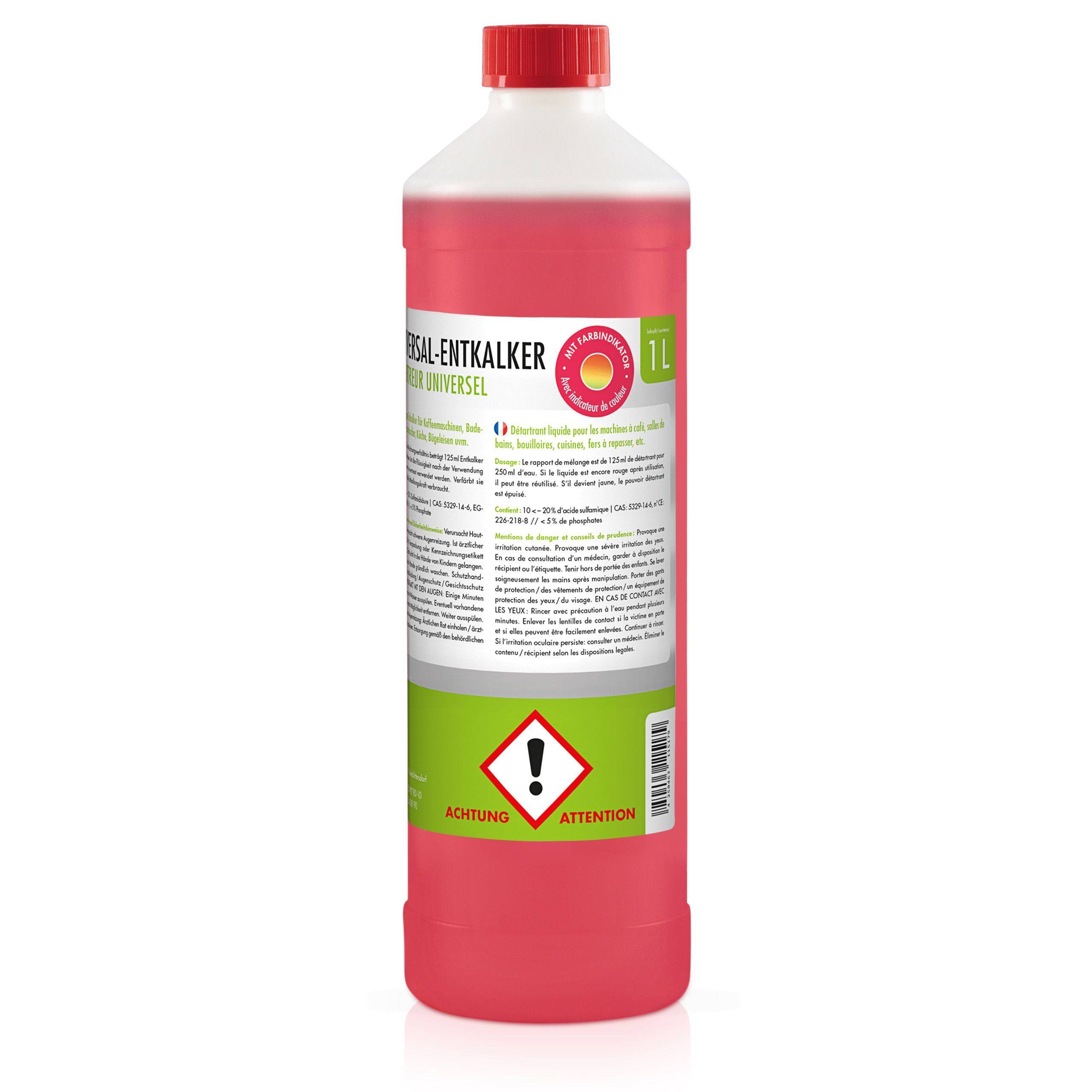 Détartrant universel Microactiv® avec indicateur de couleur en bouteille de 1 L x 1 - Image 5