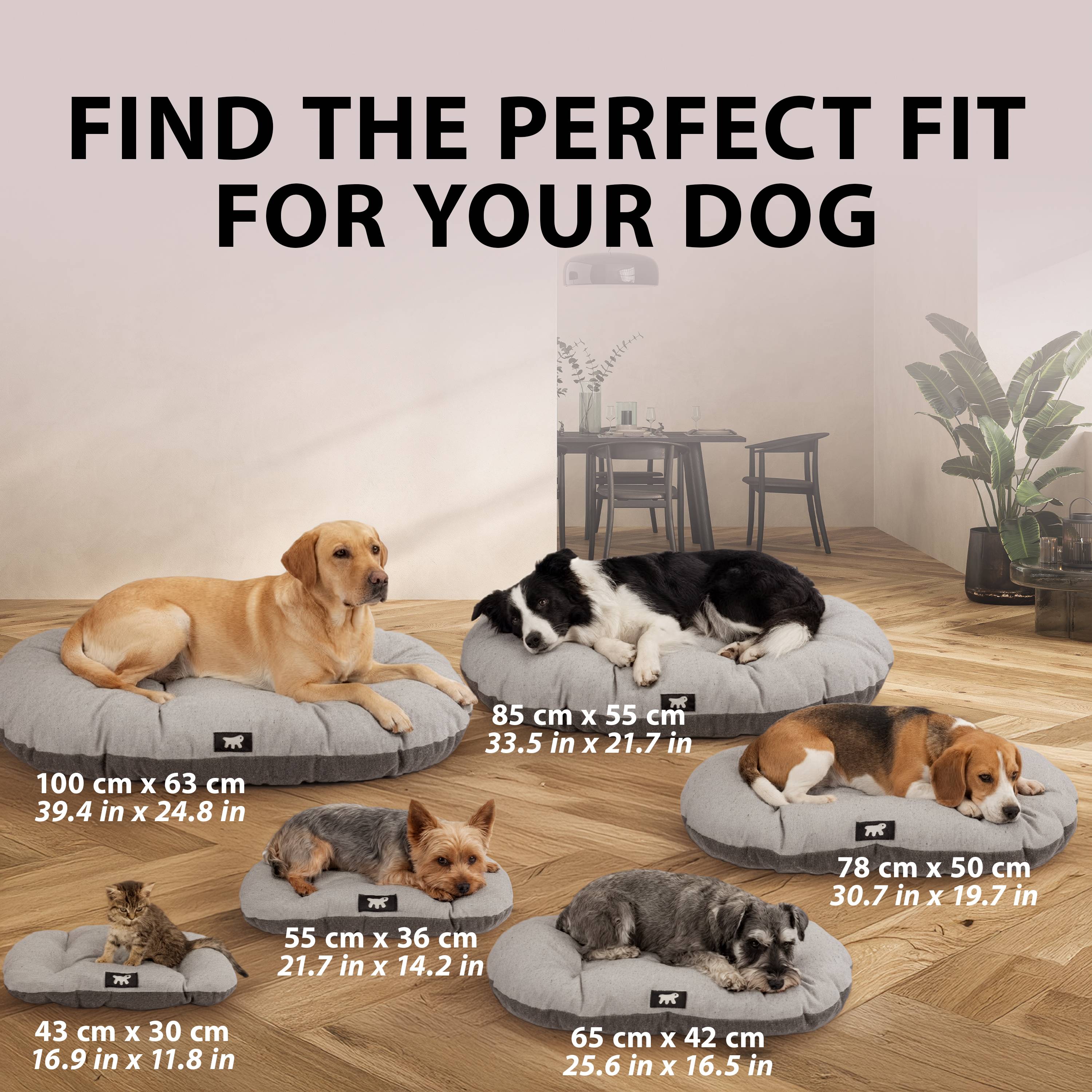 Ferplast - Ferplast Coussin Chien, Tapis Chien RELAX 45/2 MICROFLEECE, Coussin Chat, Lit pour Chiens Chats, Matelas Animaux, Coussin pour Panier Chien et Chat, - Image 3
